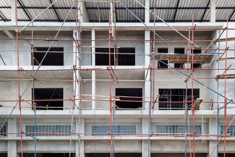 commercial building under construction
