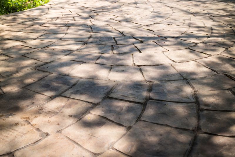 stamped concrete finish