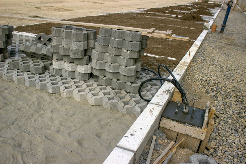 concrete pavers installation
