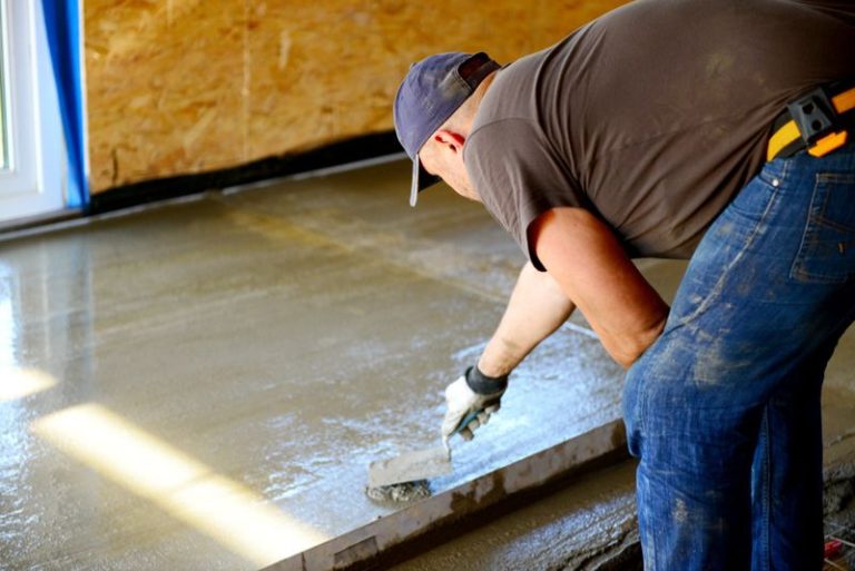 finishing concrete