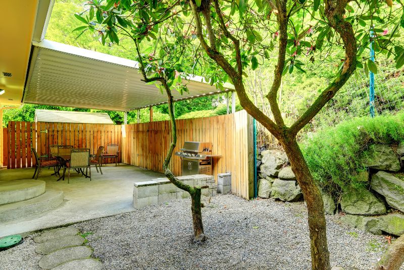 concrete patio